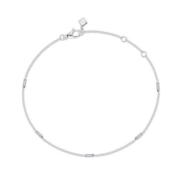 Ros&eacute;e Du Matin Sterling Silver Station Bracelet